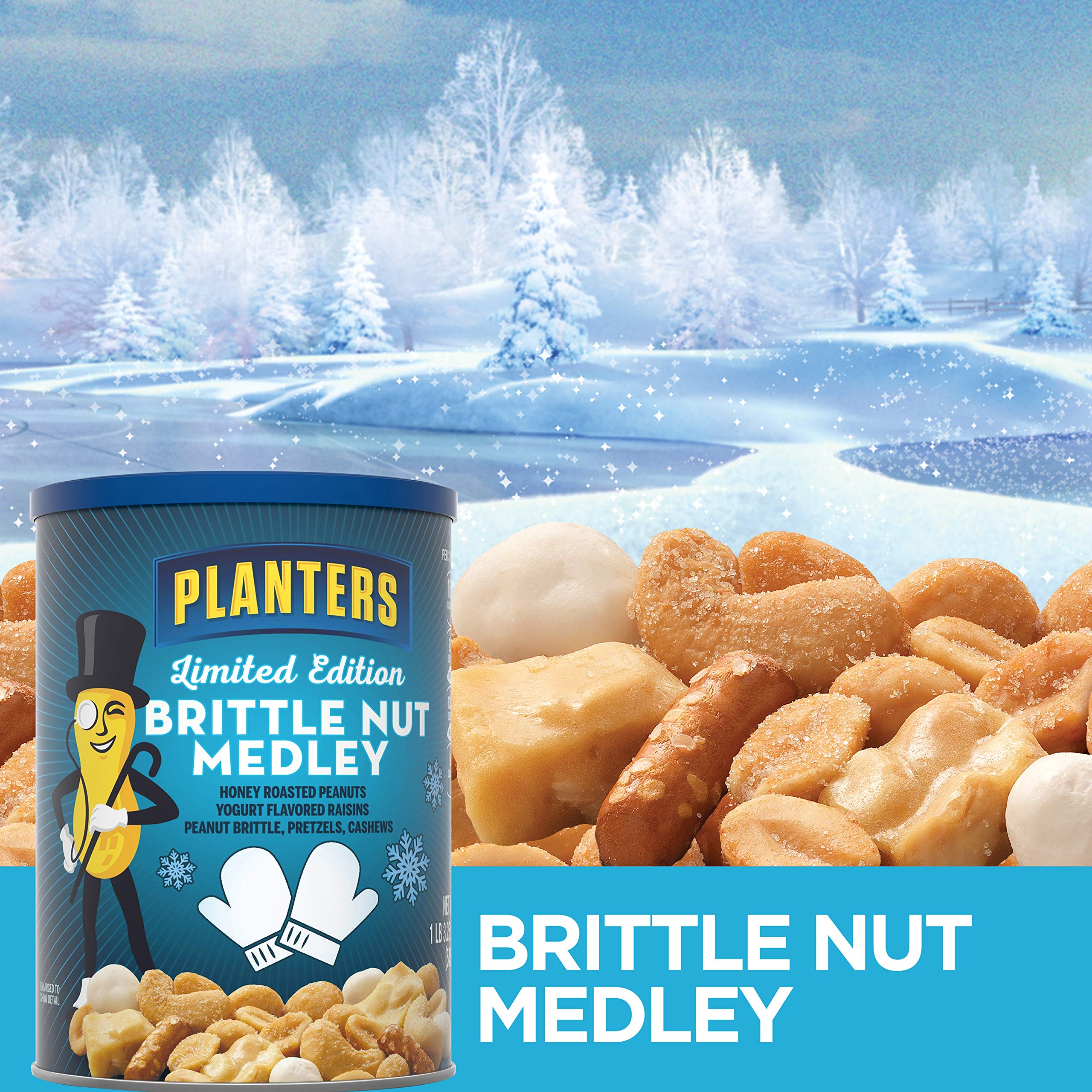 Planters Brittle Nut Medley (19.25oz Canister) Buy Online in UAE