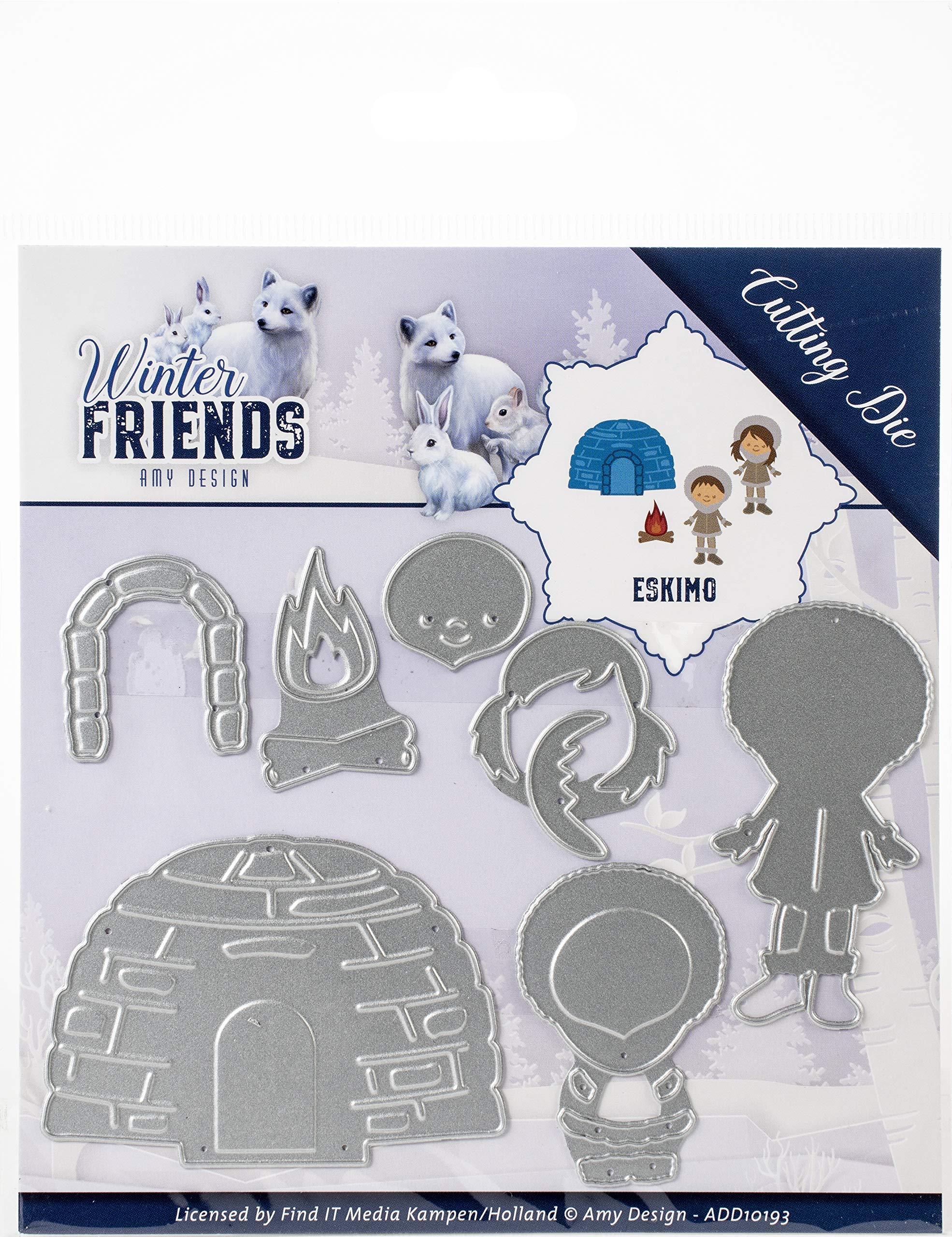 Amy Design Amy DES Dies, Eskimo, Winter Friends, One Size