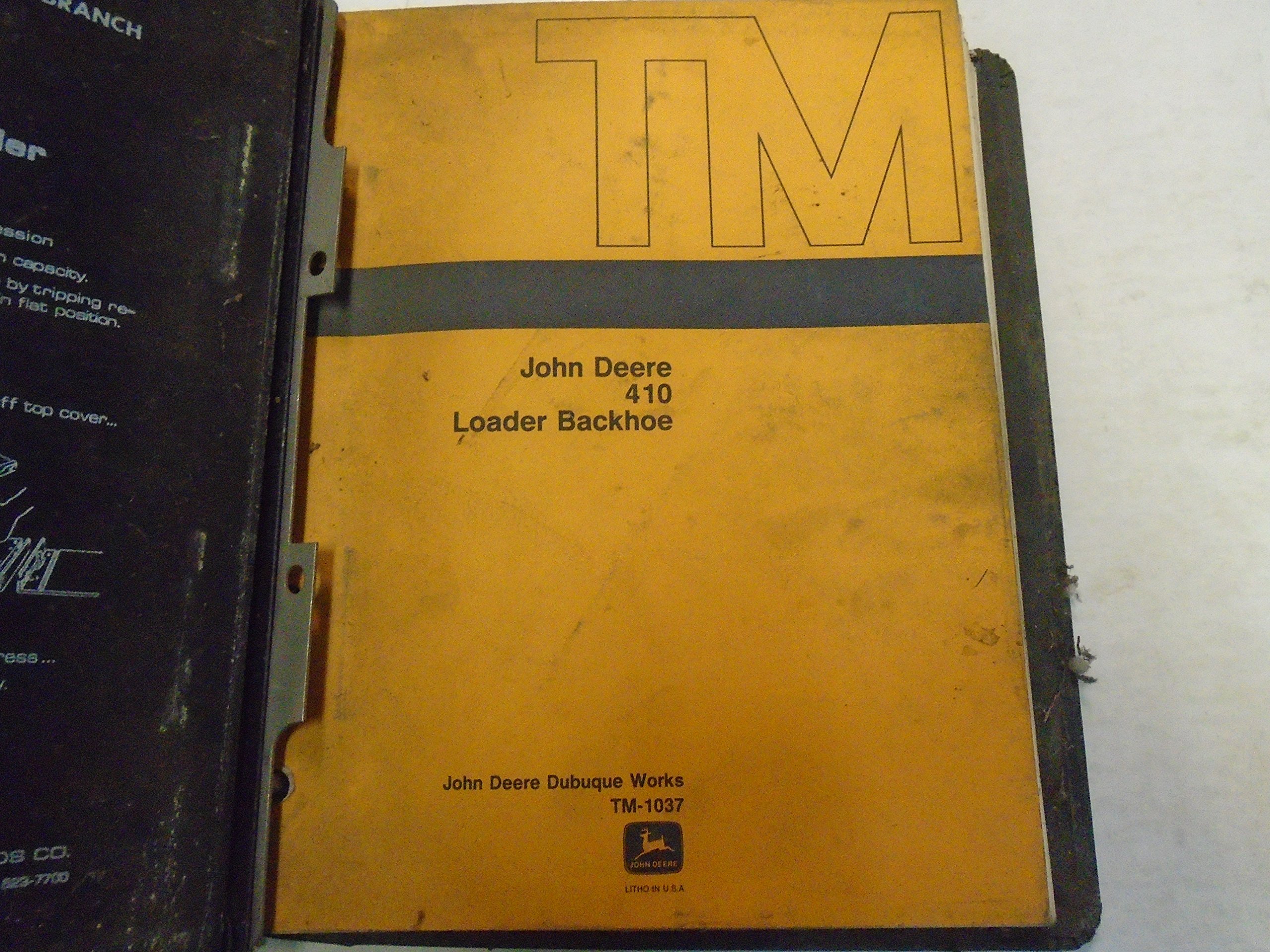 NEW JD John Deere 410 Loader Backhoe Technical Repair Shop Service Manual  Book