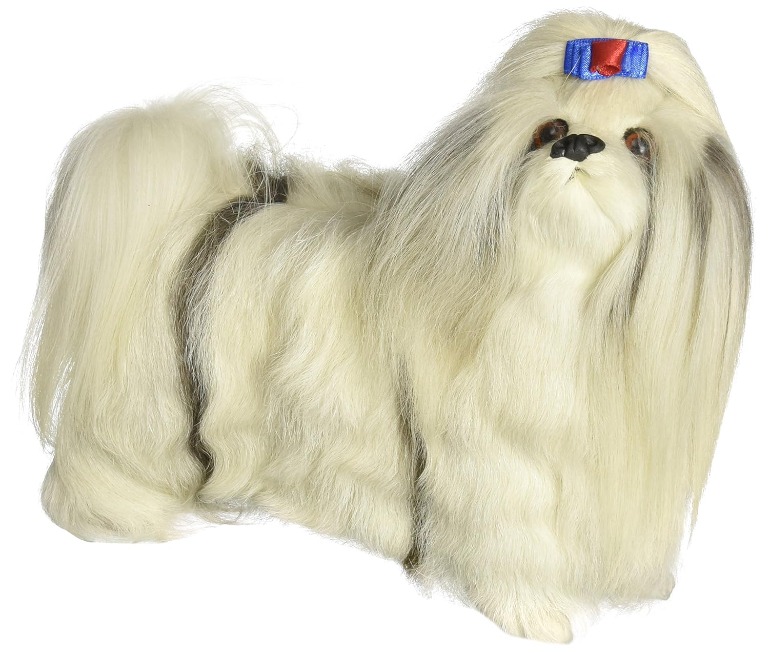 Stealstreet D476b Dog Large Shih Tzu Long Hair Animal Figurine