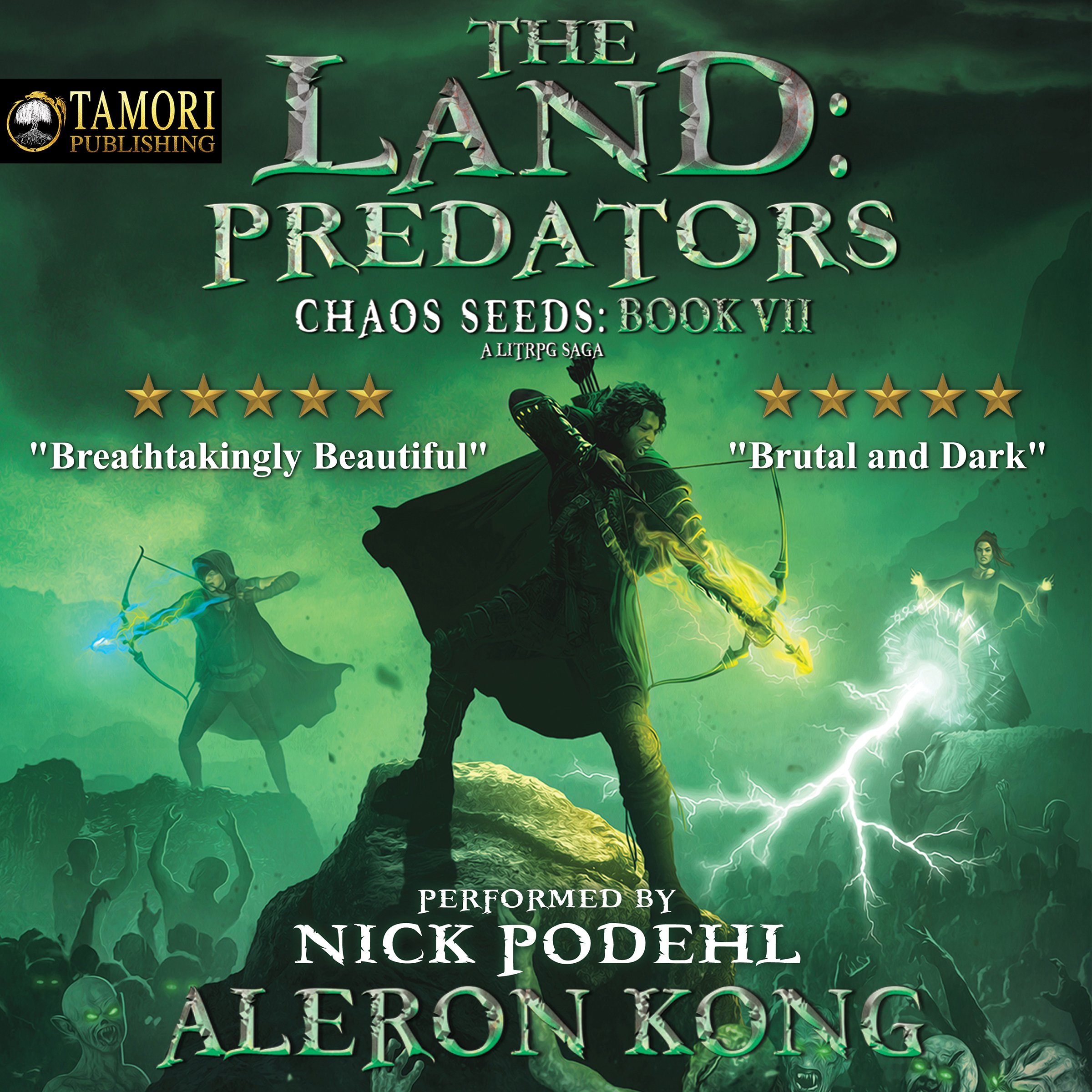 Amazon.com: The Land: Predators: A LitRPG Saga: Chaos Seeds, Book 7  (Audible Audio Edition): Aleron Kong, Nick Podehl, Tamori Publications LLC:  Audible Books & Originals