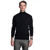 State Cashmere Men's Essential Turtleneck Sweater 100% Pure Cashmere Classic Long Sleeve Pullover