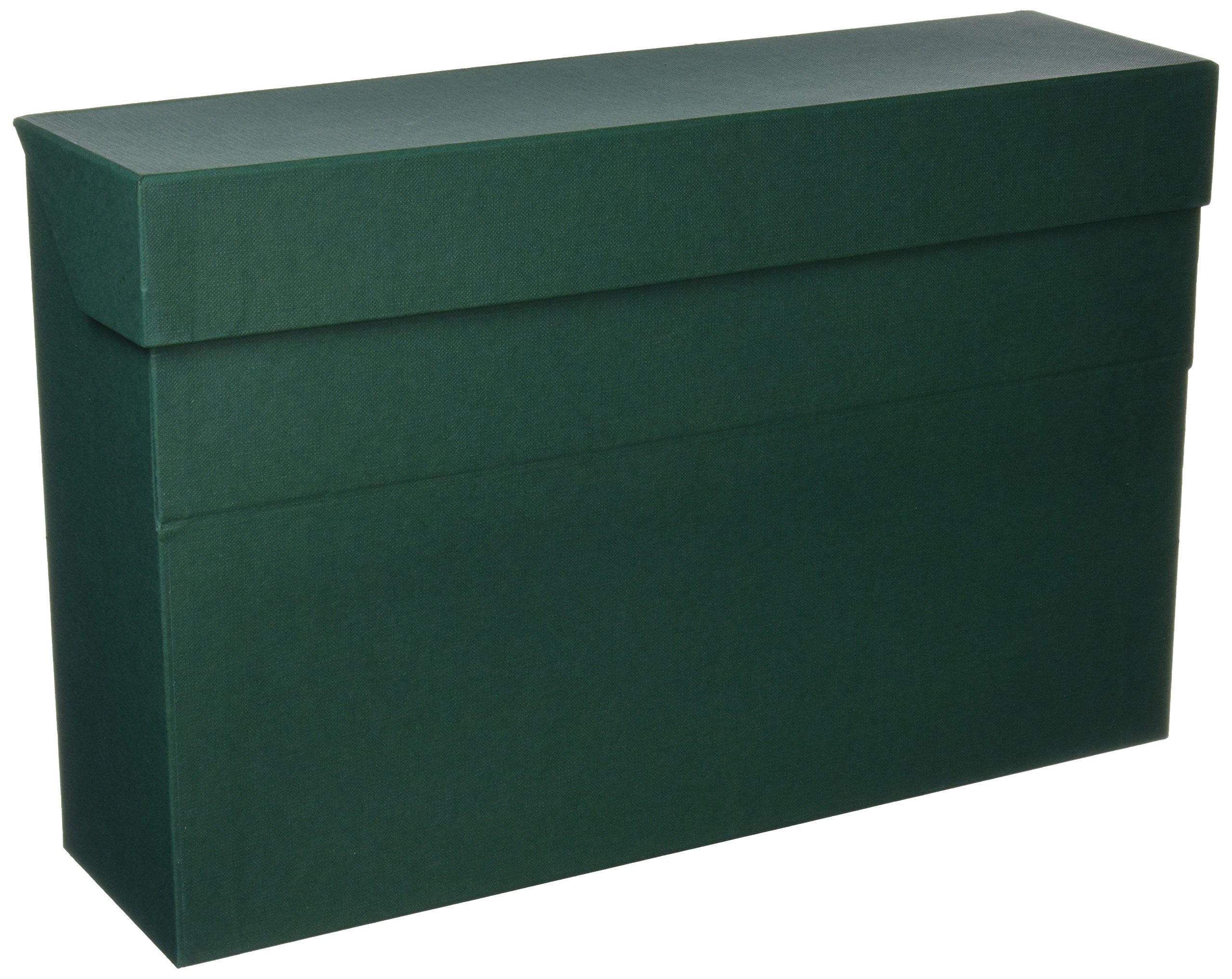Elba 100580262 Cardboard Transfer Box Fabric Lined 10 cm Green