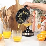 Salter Electric Fruit Juicer Citrus Press 600ml BPA Free Cones Pulp Control view 8