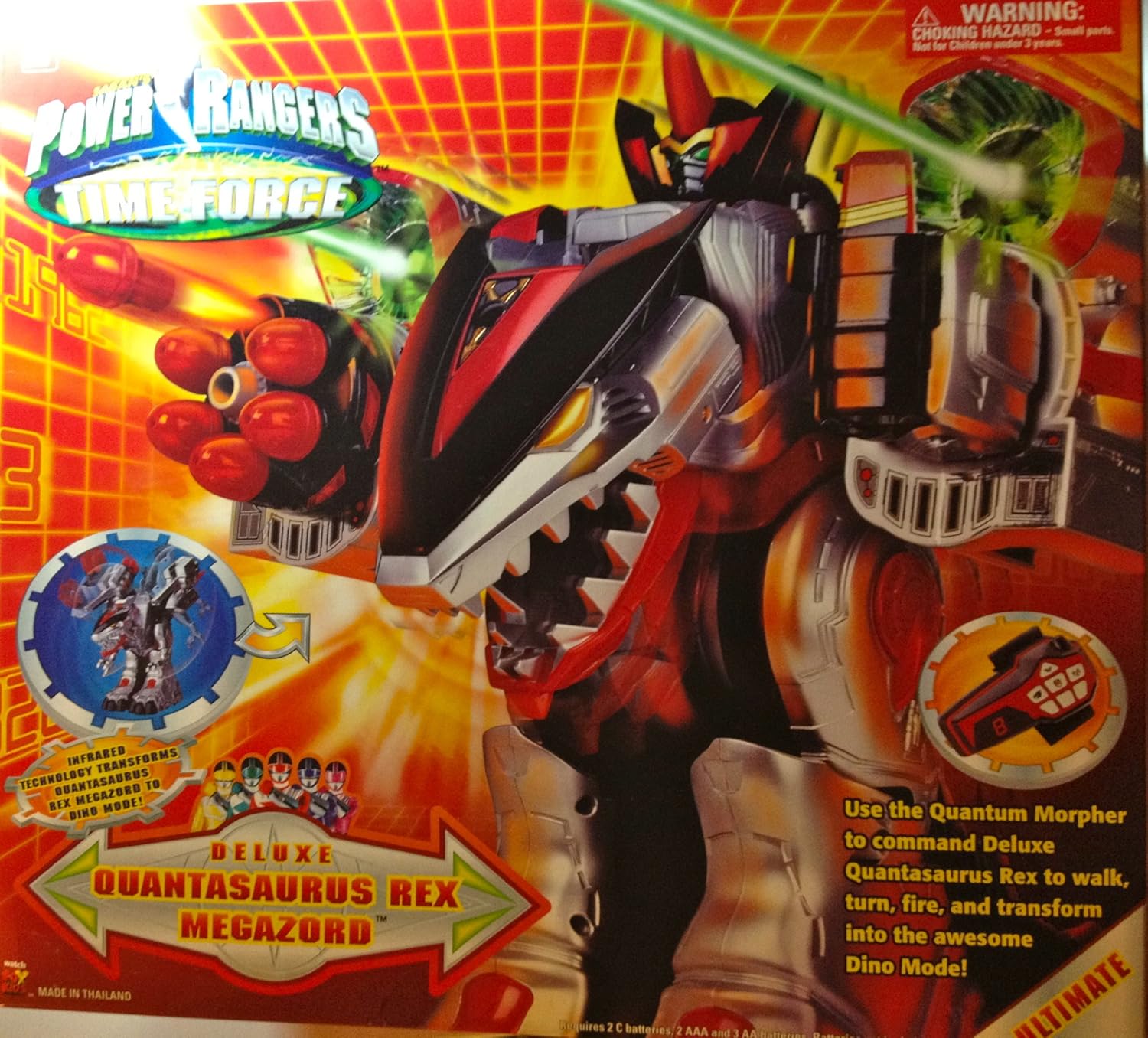 Power Rangers Deluxe Quantasaurus Rex 