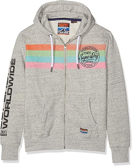 superdry world wide ticket type hoodie