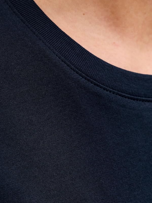 T-shirt Jjelogo SS O-Neck 2 Col SS26 Sn, Azul-Marinho, M — foto 6 de 6