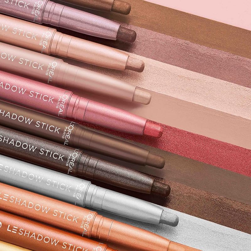 L'Oréal Paris Ombretto Stick, Colore Intenso Tutto il Giorno, Facile da Sfumare, Consistenza Cremosa, Le Shadow, Colori Versatili per Diversi Look, Tonalità: 240 Brown Abyss, 1,4 gr