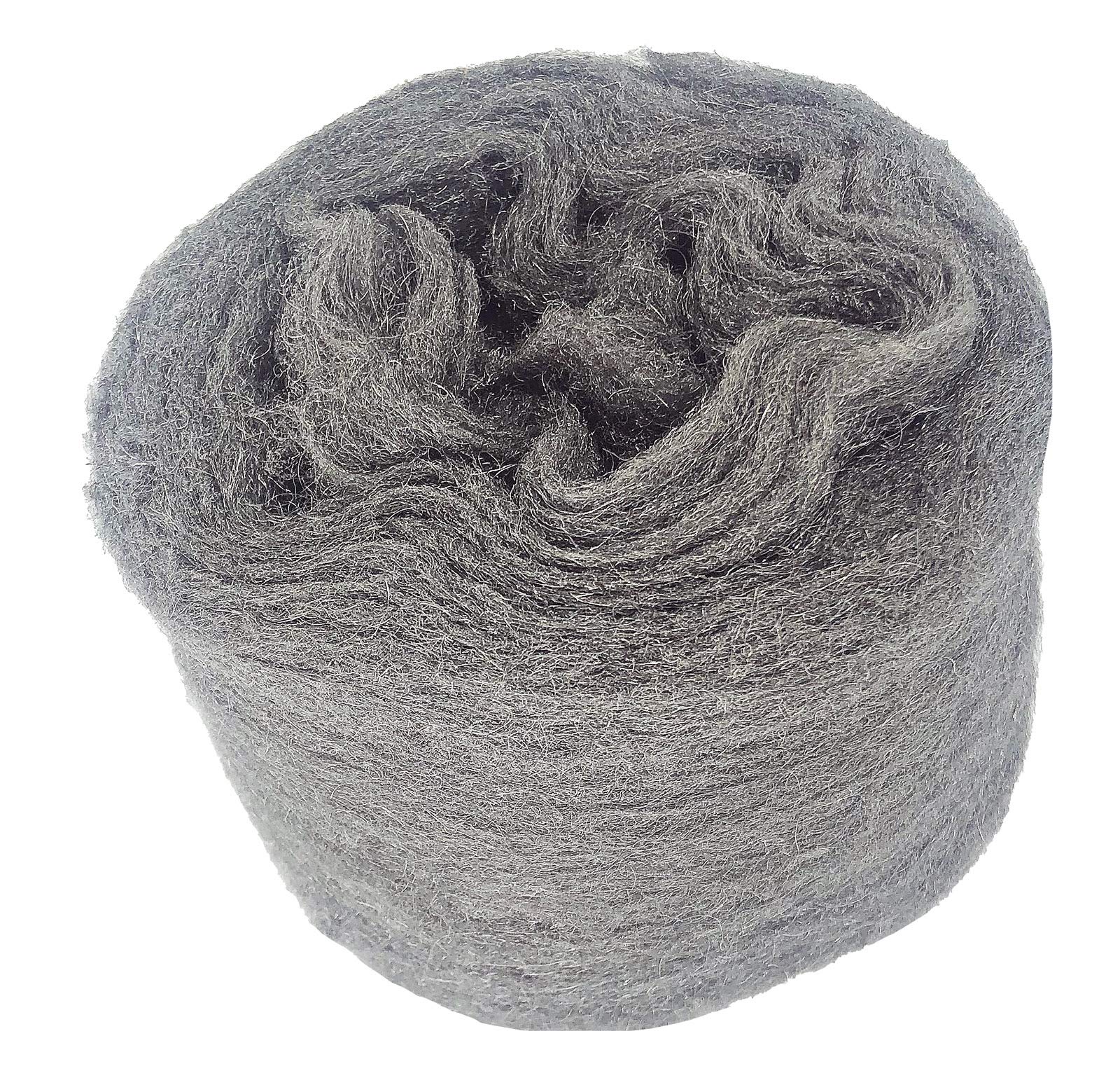 AKORD 120 g Steel Wire Wool, Grade 0000 Steel Wool Wire Wool for Glass Furniture Polishing Cleaning