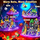 COOLJOYA 150 Magnetic Building Blocks Dark Magma STEM Set view 4