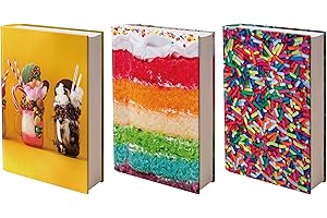 ELLOPI Fun Design, Easy Apply Book Covers 3 Pack. Stretchable Jumbo Jackets Fits Most Hardcover Textbooks Up to 9 x 11. Adhesive-Free, Nylon Fabric Protectors. Washable and Reusable Student School Supply