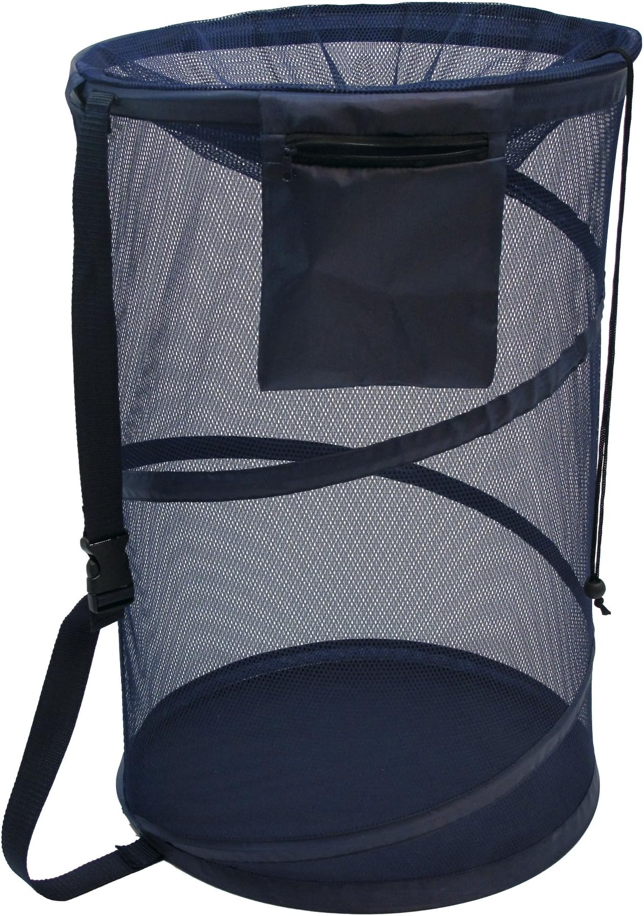 Redmon Shoulder Strap Bongo Bag pop up Hamper, Large, Navy