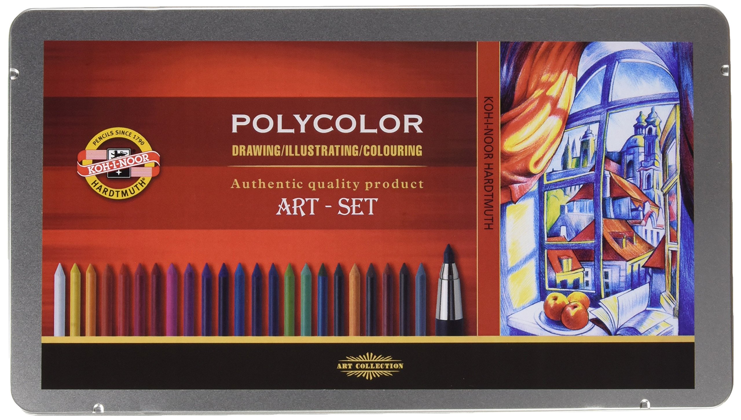 KOH-I-NOOR Polycolor Drawing Set with Coloured Leads