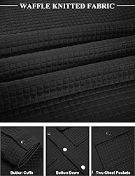 COOFANDY Men's Quilted Shirt Jacket Fashion Shacket