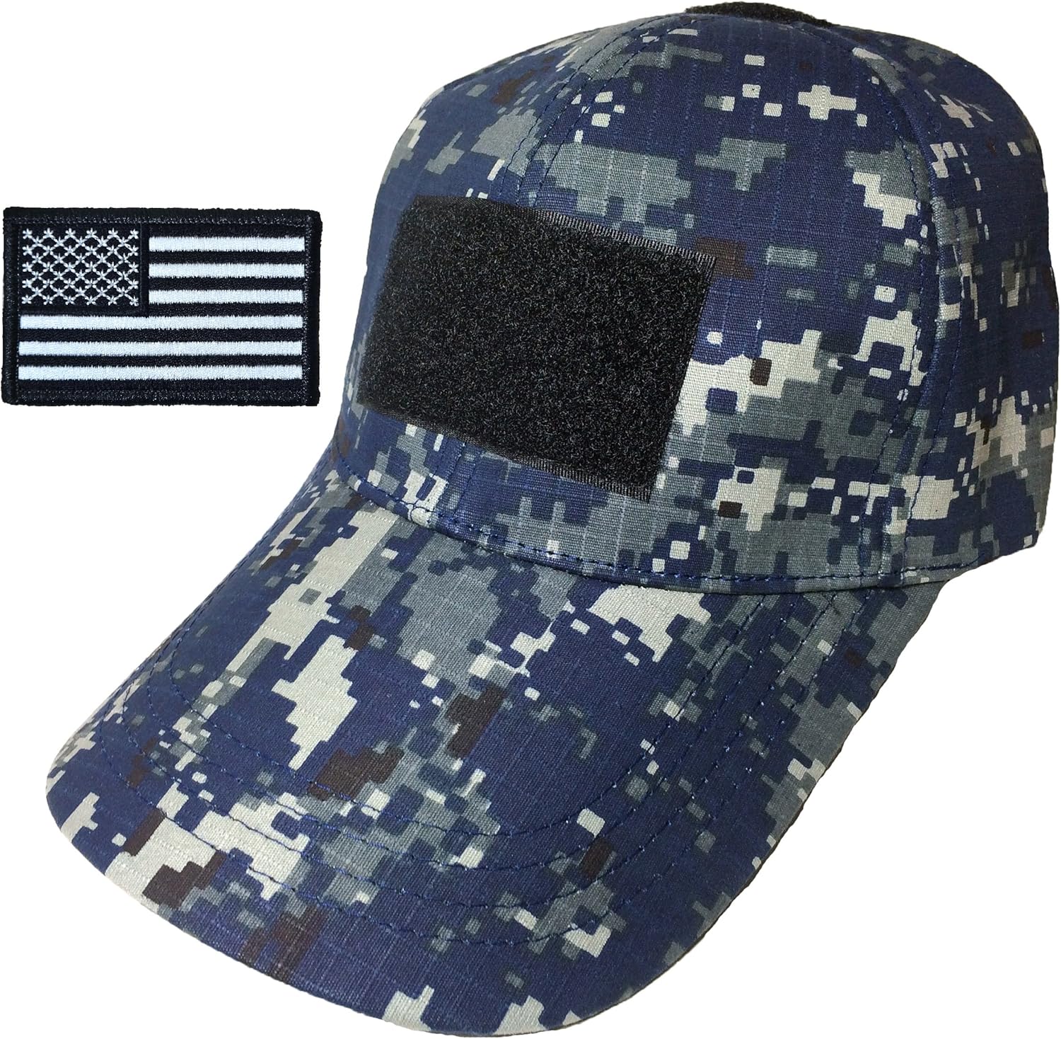 blue digital camo baseball hats