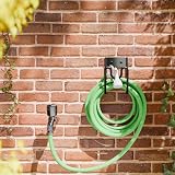 Josmimic Metal Wall Hose Holder 100 110 150 ft Hose Extension Cord Holder view 4