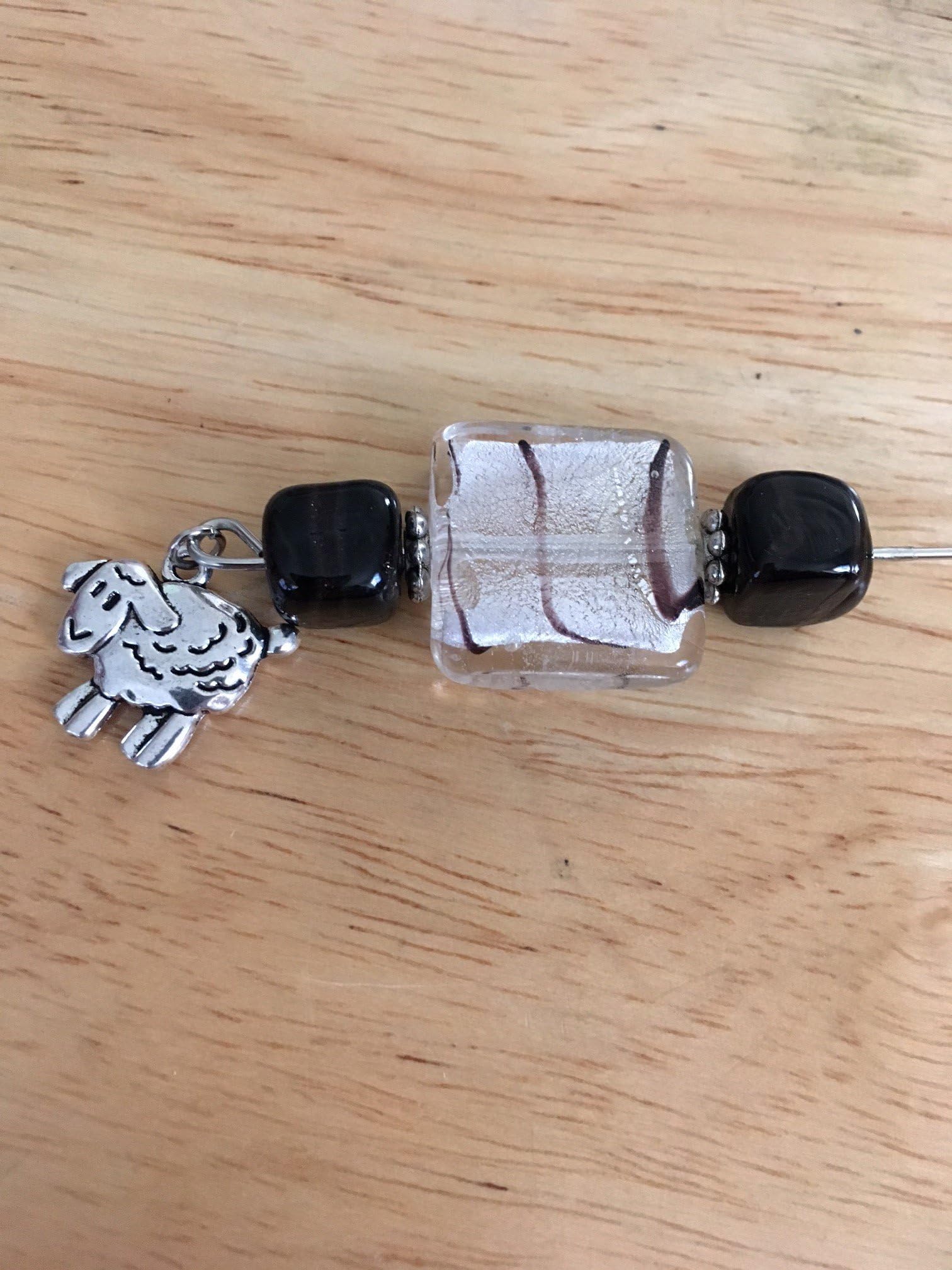 Handmade Orifice Threading Hook with sheep charm