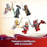 LEGO NINJAGO 4-in-1 Zane’s Ultra Combiner Mech 71834 includes 6 minifigures view 4