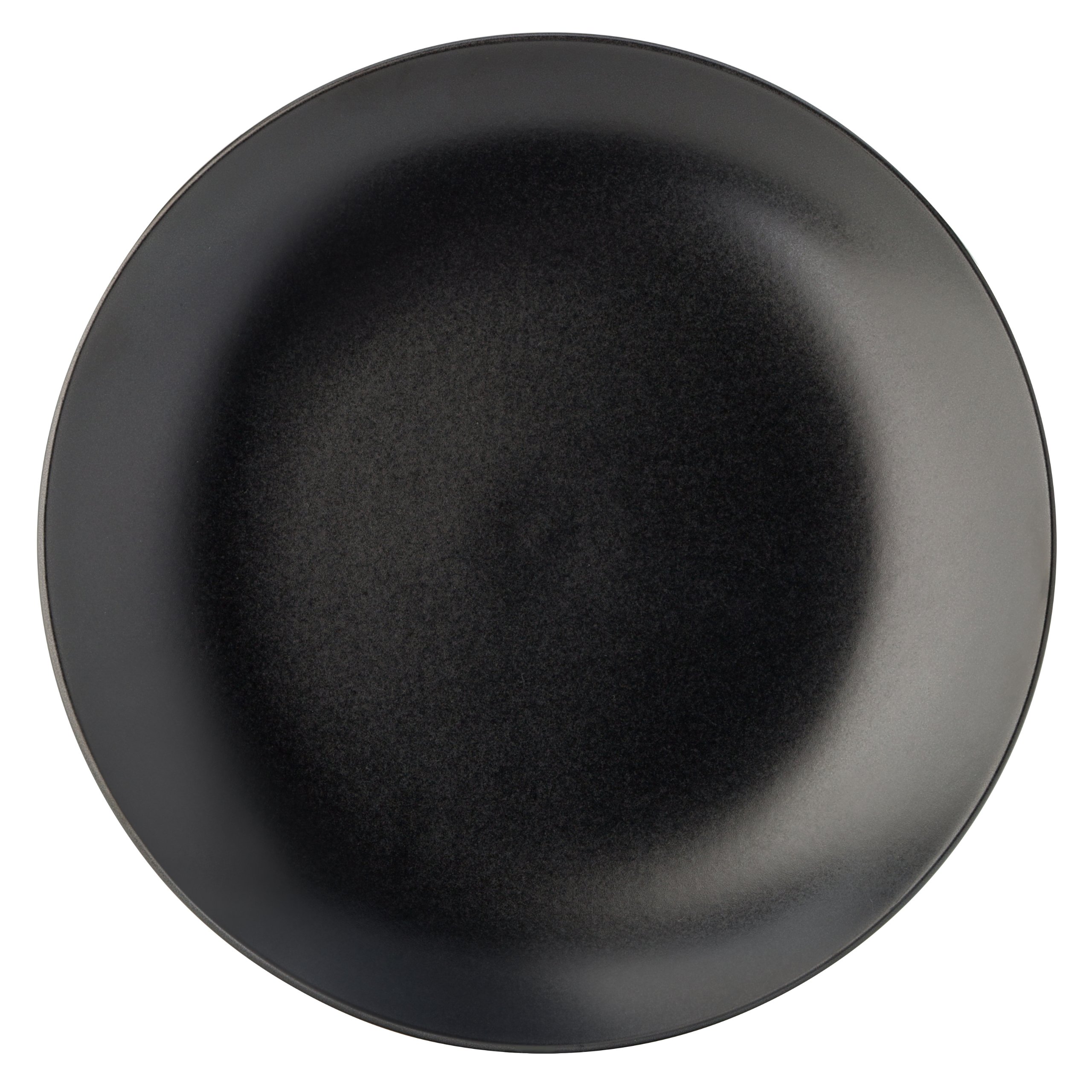 Utopia K90079 Noir Coupe Plate, 10", 25 cm (Pack of 6)