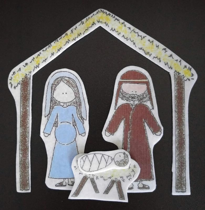 Amazon.com Nativity Flannel Board Story Handmade
