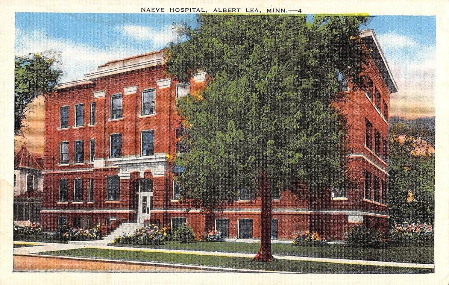 Naeve Hospital, Albert Lea, Minnesota Antique Postcard N5488 at Amazon