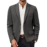 PJ PAUL JONES Men's Herringbone Blazer Jacket Lightweight Casual Knit Sport Coat