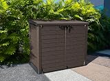 Duramax Cedargrain StoreAway 1200L Plastic Garden Storage Shed Brown view 6