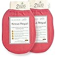 Original Kessa Exfoliating Glove -Value Pack (2pcs) -Pink -Microdermabrasion At Home Exfoliating Mitts, Removes unwanted dead skin, dirt and grime and Keratosis Pilaris. Great for spray tan removal