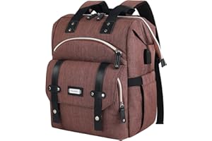 Laptop Backpack for Women,Stylish Doctor Nurse Teacher Work Travel Backpack for 15.6 Inch Laptop with RFID Anti-theft USB Cha