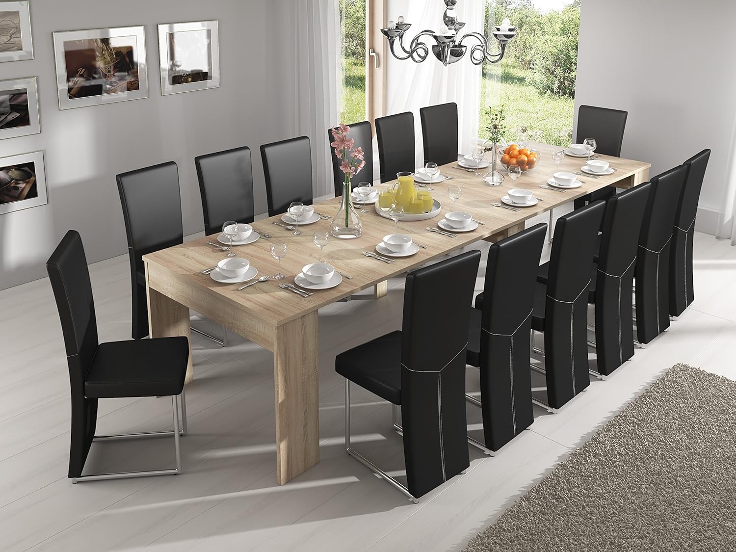 Home Innovation Extending Dining Console Table Up To 301 Cm In Oak Closed Table Measures 90 X 49 X 75 Cm Height Amazoncouk Kitchen Home Home Innovation Extending Dining Console Table Up To 301 Cm In Oak Closed Table Measures 90 X 49 X 75 Cm Height Amazoncouk Kitchen Home