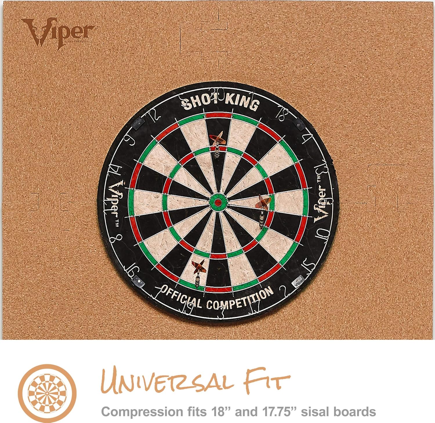 Viper by GLD Products Wall Defender III Dartboard Surround Cork : Sports & Outdoors