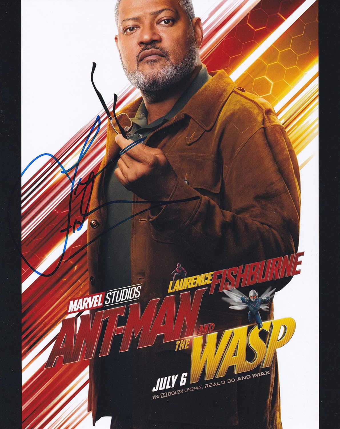 直筆サイン入り写真 アントマン ワスプ ビルフォスター グッズ ローレンスフィッシュバーン マーベル 映画 ブロマイド オートグラフ 証明書 Coa 保証書付き アイドル 芸能人グッズ 通販 Amazon