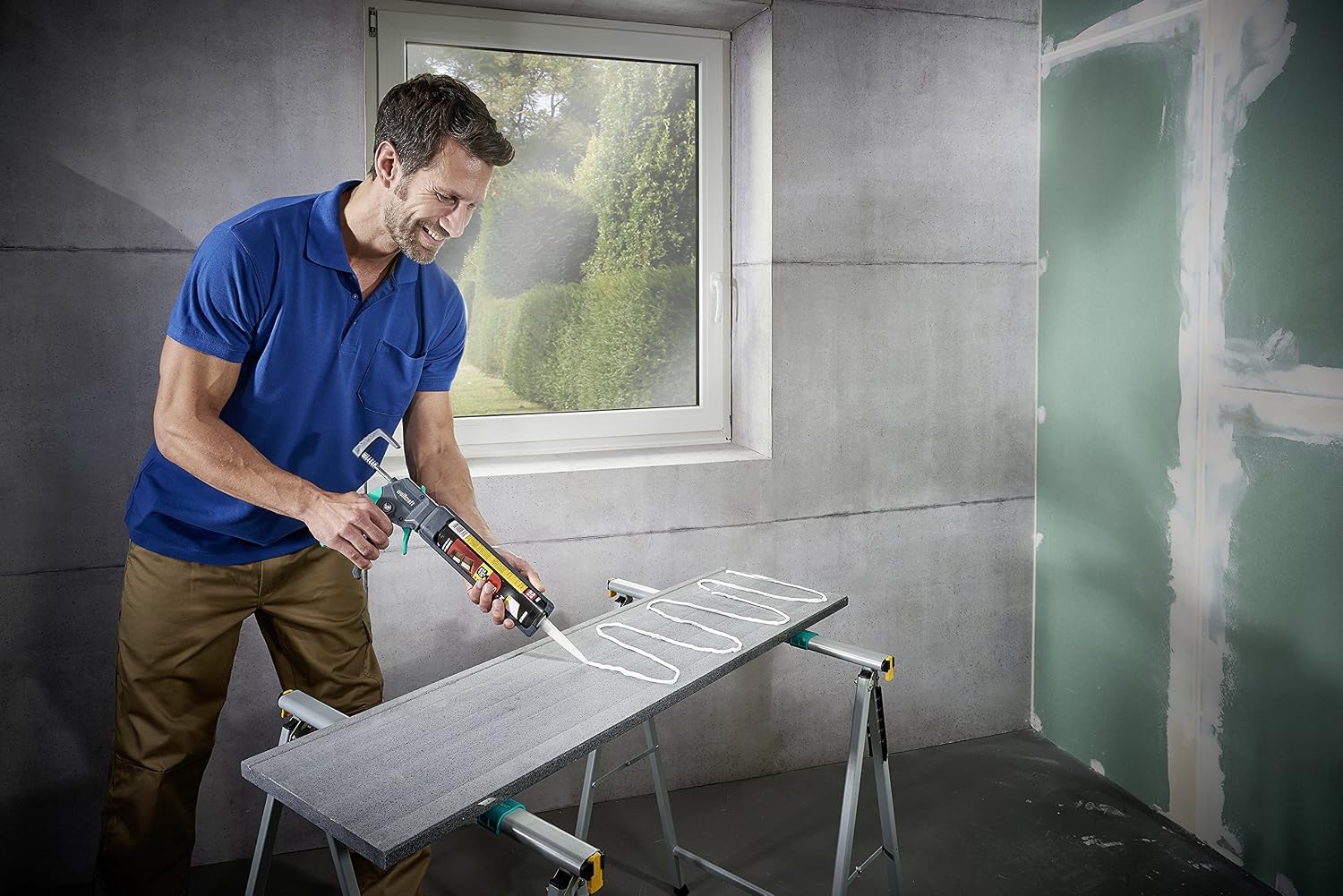 wolfcraft MG 550 Caulking Gun I 4358000 I The strong and versatile gun, Grey - Image 5
