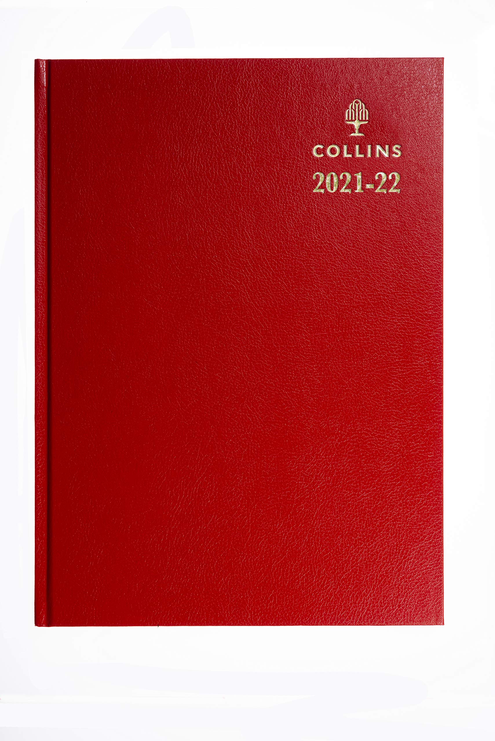 Collins Desk A5 Week to View 2021/22 Mid Year Diary - Red