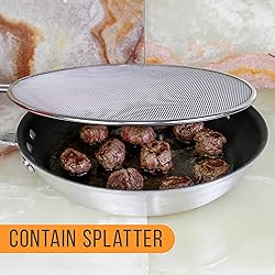U.S. Kitchen Supply Stainless Steel Splatter Guard