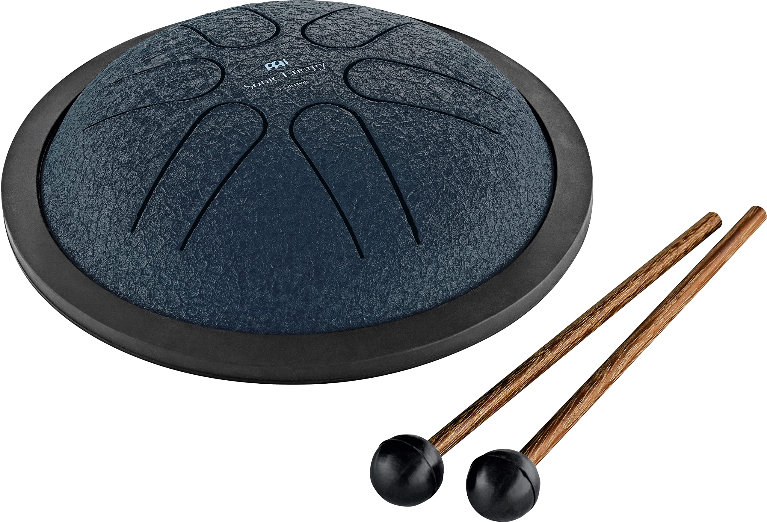 Sonic Energy Steel Tongue Drum – Mini Tank Drum in A Major – Stainless Steel Instrument for Meditation, Yoga, Kids – Including mallets and bag (MSTD2NB)