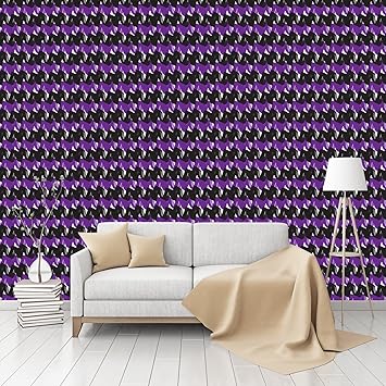 Amazon ツートンカラーwave Patterned Peel Stick Textured壁紙by Customwallpaper Com Pd 75 21 100 1 0 Pre 壁紙