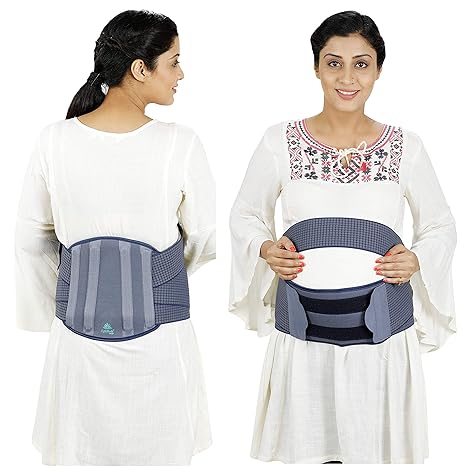 Lifeshield Back Support Belt for Pregnant Mother (Navy, XXL)