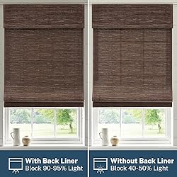 Pasoun Cordless Roman Shades for Windows, Window