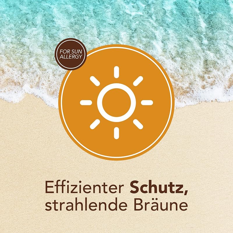 Allergy Sonnencreme mit LSF 30, Sonnenschutz für empfindliche Haut, wasserfest und schnell einziehend, 200ml