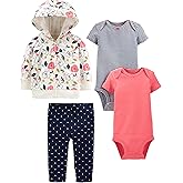Simple Joys by Carter's baby-girls 4-piece Jacket, Pant, and Bodysuit Set