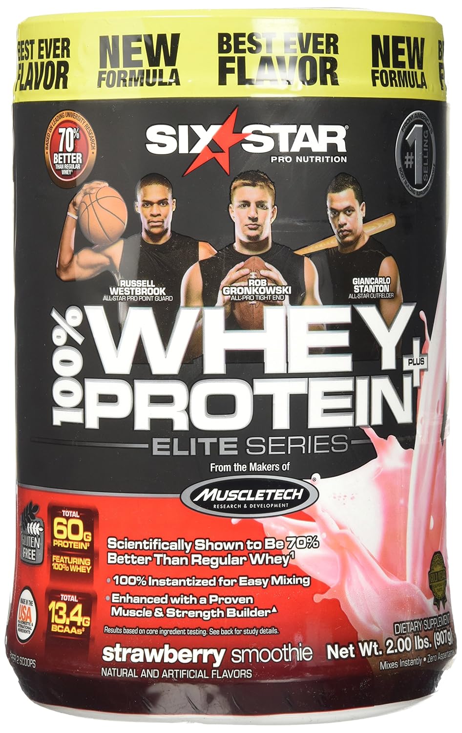 six star strawberry whey protein