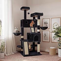 SHA CERLIN 65in Larger Cat Tree Tower Condo for