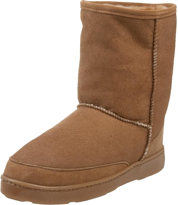 Men's Short Sheepskin Pug Boot Snow Boots