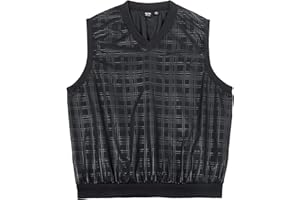 Akwa Made in USA Men's Microfiber Water Repellent V-Neck Pullover Golf Vest