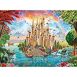 Ravensburger Rainbow Castle 100 Piece XXL Jigsaw Puzzle for Kids - 13285 - Every Piece is Unique, Pieces Fit Together Perfect