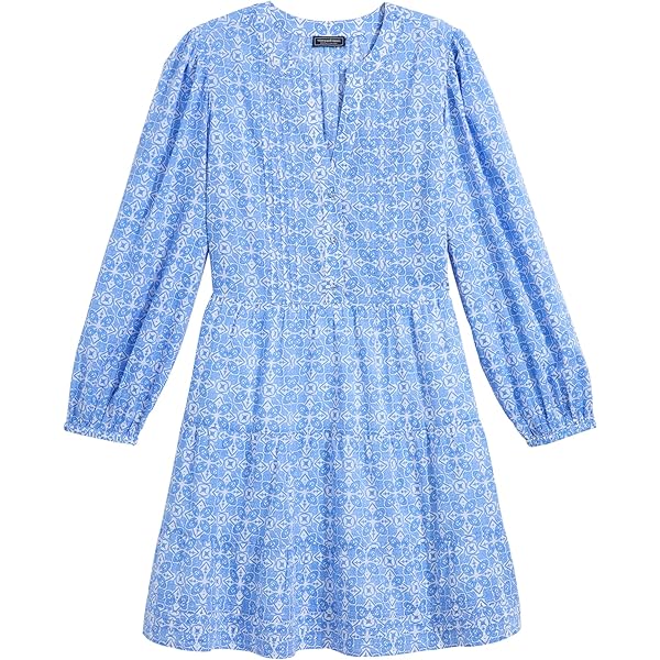 chinese dress ladies Blue Multi Scallop Cutout Floral Lace Dress