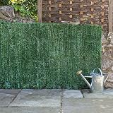 CHRISTOW Artificial Conifer Hedge Roll 1m x 3m Outdoor Privacy Screen view 2