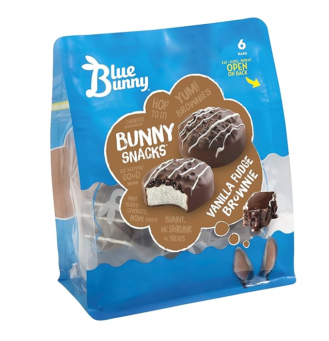 blue bunny brownie