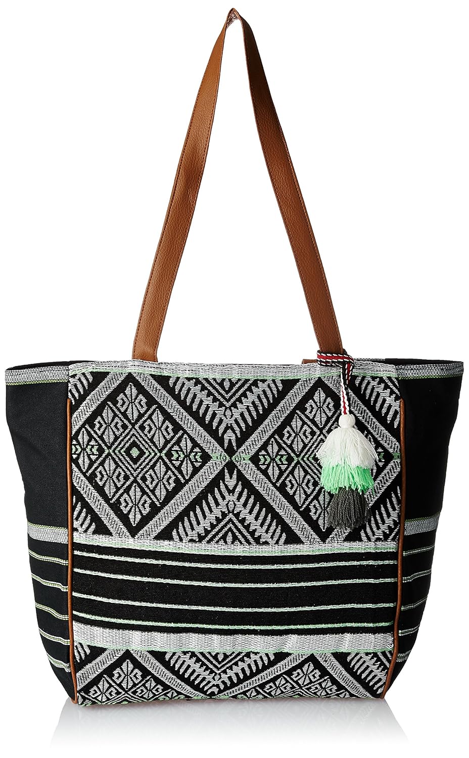 kanvas katha women's tote bag (multicolor) ()